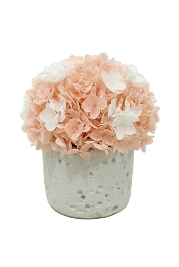 Petal Orb- Orange + White